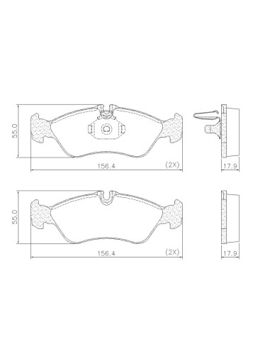 Pastilla Trasera 313 Pd-341