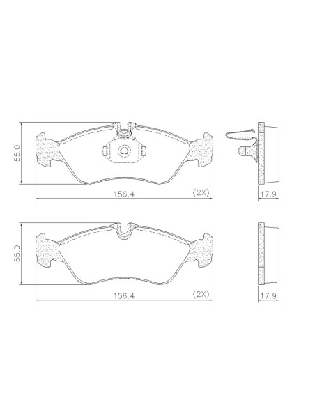 Pastilla Trasera 313 Pd-341