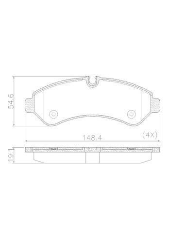 Pastilla Trasera 416 Pd-2227