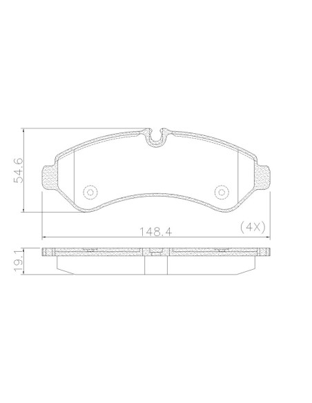 Pastilla Trasera 416 Pd-2227