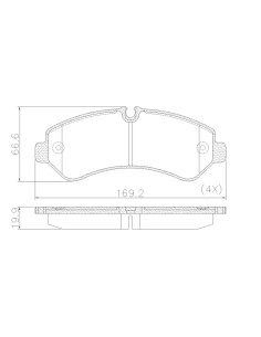 Pastilla Trasera 516 Pd-2211 2
