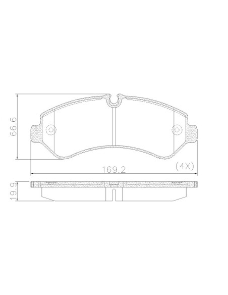 Pastilla Trasera 516 Pd-2211