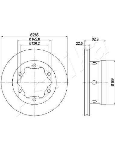 Disco Freno Trasero Sprinter 413